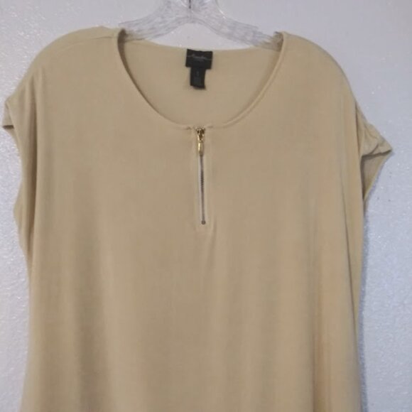 Chico's Travelers women's size 1 (Medium) yellow blouse - Picture 2 of 14